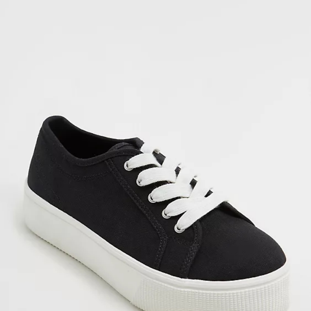 Torrid canvas platform shoes